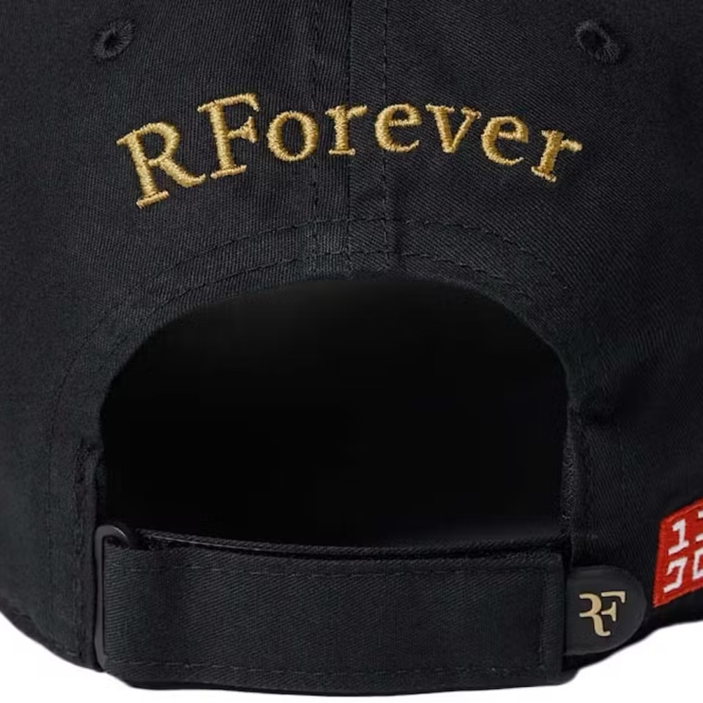 Tennis Roger Federer hat Black/Gold - Picture 2 of 5